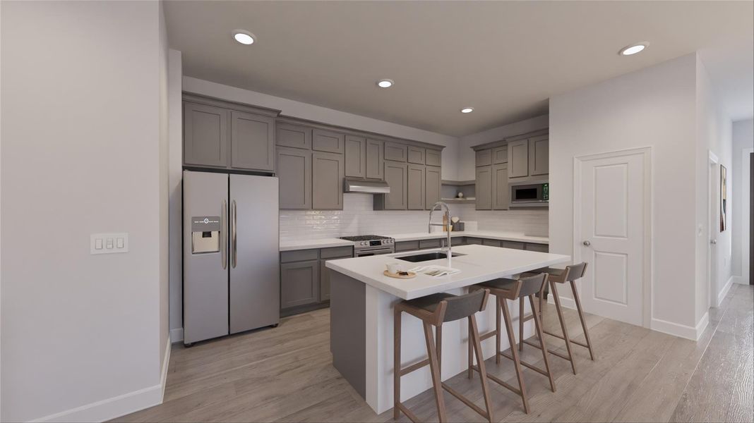 Pics are not of the actual home. They are a representative of a home of the same floor plan.