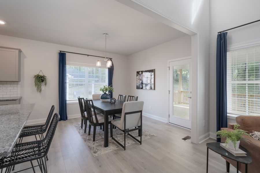 Representative furnished interior of a home built from the 3320 by Adams Homes in Norris Landing, Snellville (Image 13).