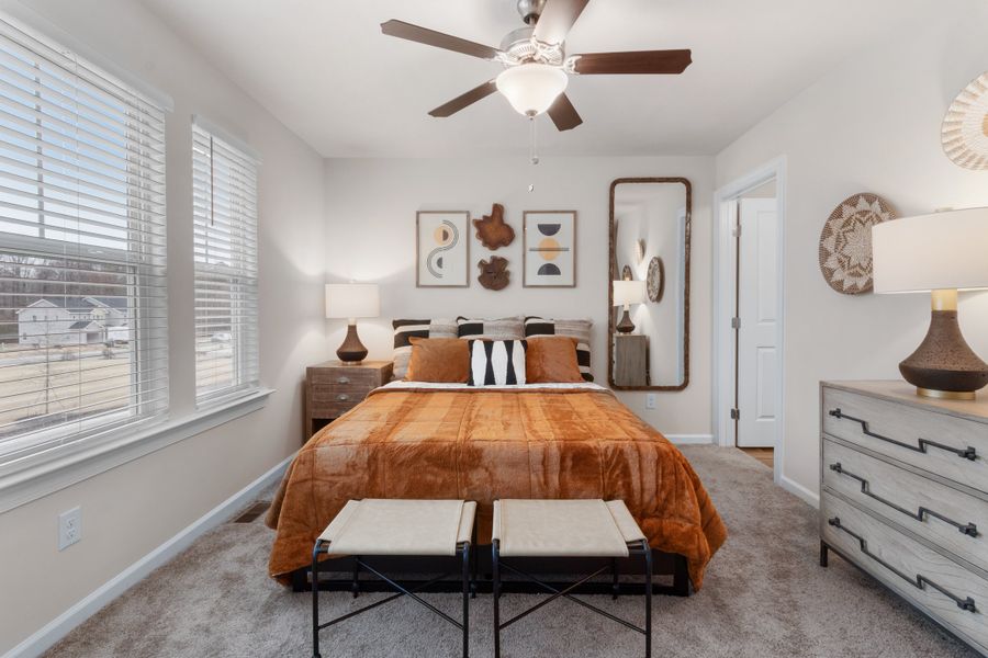 Furnished interior view inside a new home in Forrest Bluff Townhomes, North Augusta (Image 15).