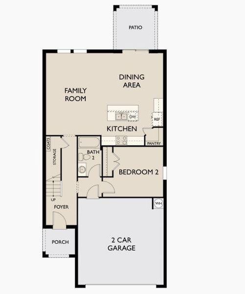 2D floor plan layout of this home in Stonebrooke, Conroe, TX (Image 2). 2D floor plan layout of this home in Stonebrooke, Conroe, TX (Image 2).