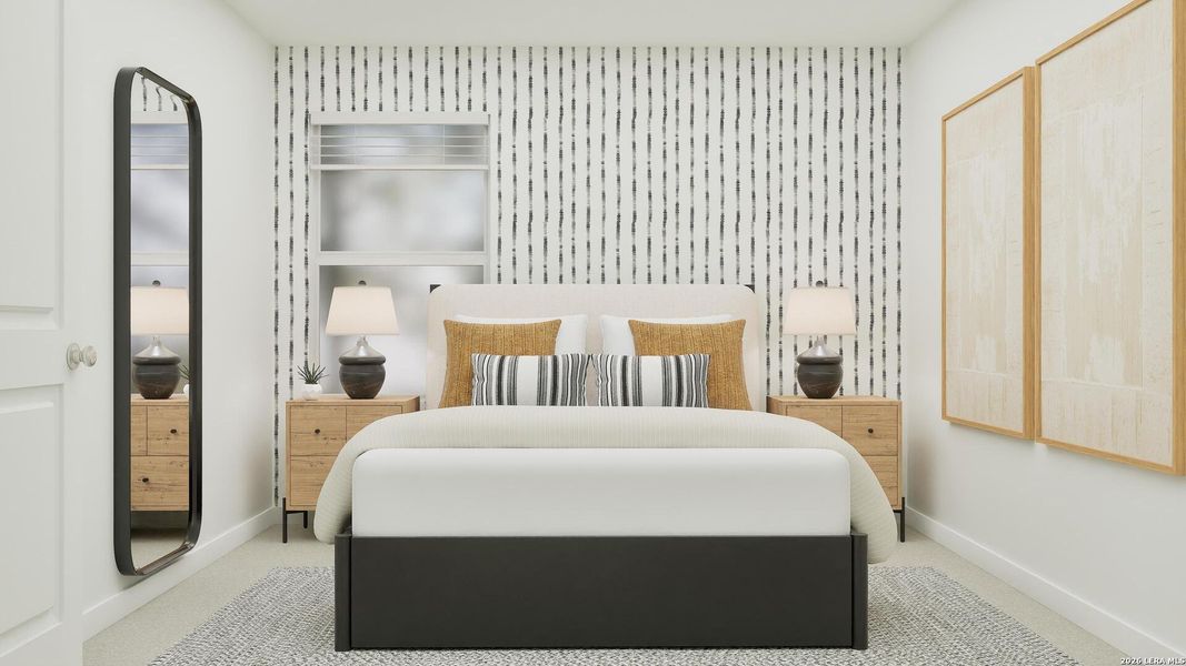 Furnished interior view inside a new home in Juniper Ranch, Spring Branch (Image 21).