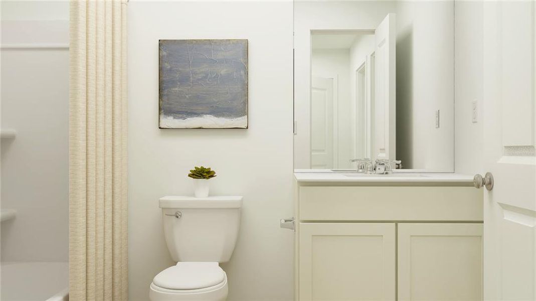 Furnished interior view inside a new home in , Davenport (Image 12).