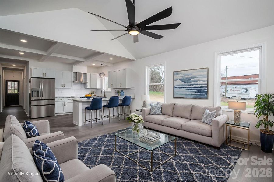 Furnished interior view inside a new home in , Cherryville (Image 32).