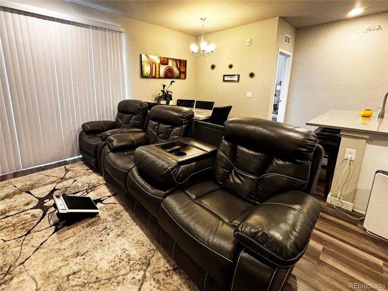 Furnished interior view inside a new home in , Parker (Image 29).