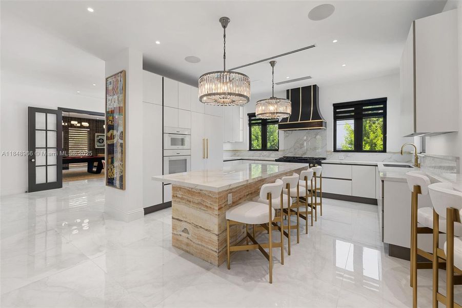 Furnished interior view inside a new home in , Miami Beach (Image 8). Furnished interior view inside a new home in , Miami Beach (Image 8).