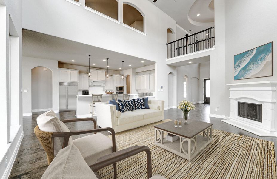 Furnished interior view inside a new home in Bridgeland 60′, Cypress (Image 13).