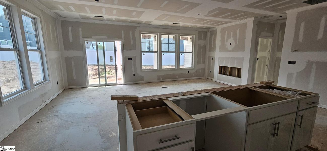 In-progress construction of a new home in Shiloh Trail, Wellford, SC (Image 4).