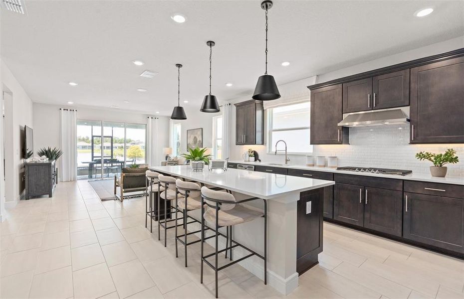 Furnished interior view inside a new home in Del Webb Sunbridge, St. Cloud (Image 18).