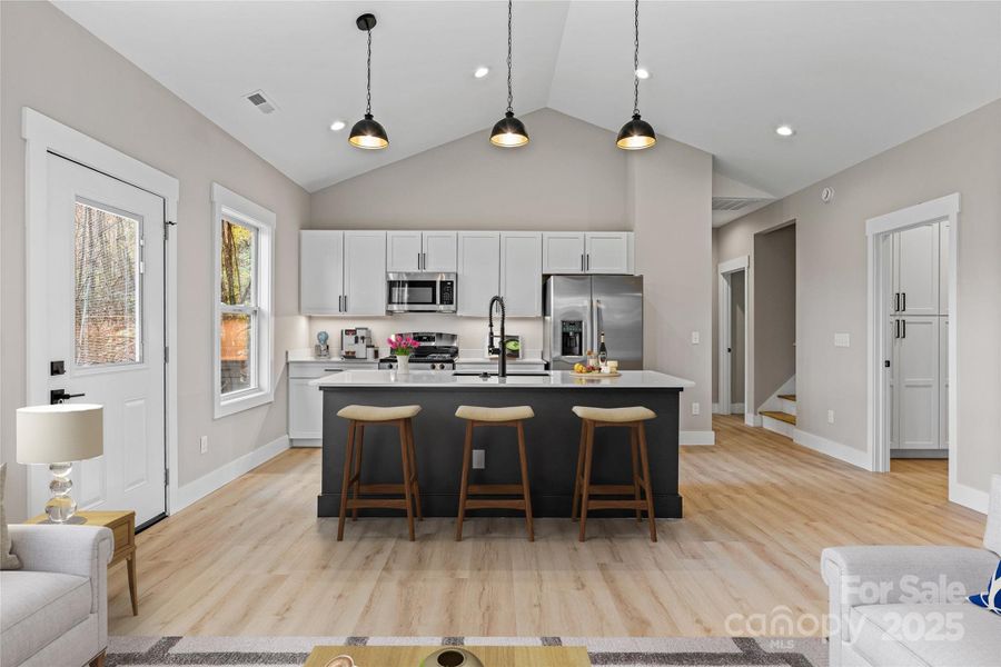 Furnished interior view inside a new home in , Asheville (Image 6).