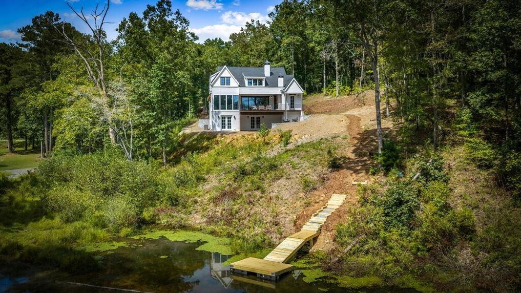 Front exterior of a new home in , Ellijay, GA, highlighting curb appeal (Image 31).