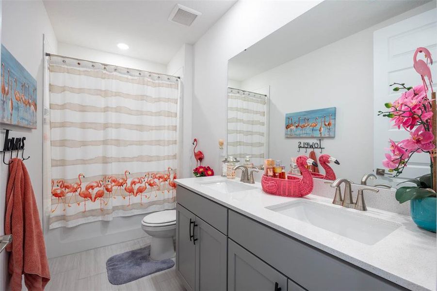 Furnished interior view inside a new home in The Grove at Stuart Crossing - Signature Series, Bartow (Image 11). Furnished interior view inside a new home in The Grove at Stuart Crossing - Signature Series, Bartow (Image 11).