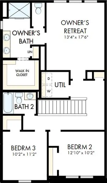 2D floor plan layout of this home in Double Creek Crossing Townhomes, Round Rock, TX (Image 3). 2D floor plan layout of this home in Double Creek Crossing Townhomes, Round Rock, TX (Image 3).