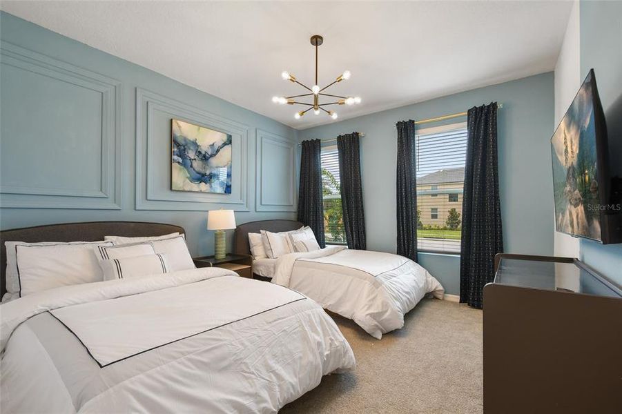 Furnished interior view inside a new home in , Kissimmee (Image 46).