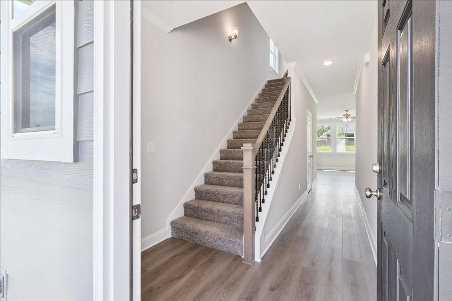 Furnished interior view inside a new home in Tillery Park, Grovetown (Image 4). Furnished interior view inside a new home in Tillery Park, Grovetown (Image 4).