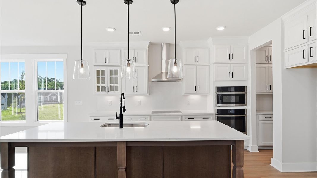 Furnished interior view inside a new home in Kayfield at Midway, Anderson (Image 12).