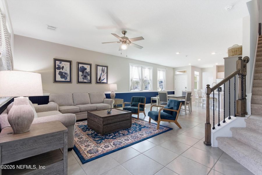 Furnished interior view inside a new home in , St. Augustine (Image 16).