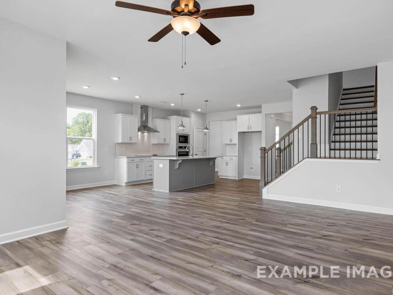 Spacious, unfurnished interior of a new home in Retreat at North Main, Lillington (Image 11).