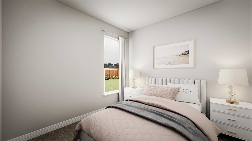 Furnished interior view inside a new home in Mason Woods, Cypress (Image 14).