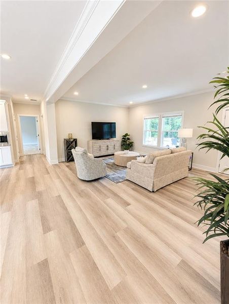 Furnished interior view inside a new home in , Gainesville (Image 6).