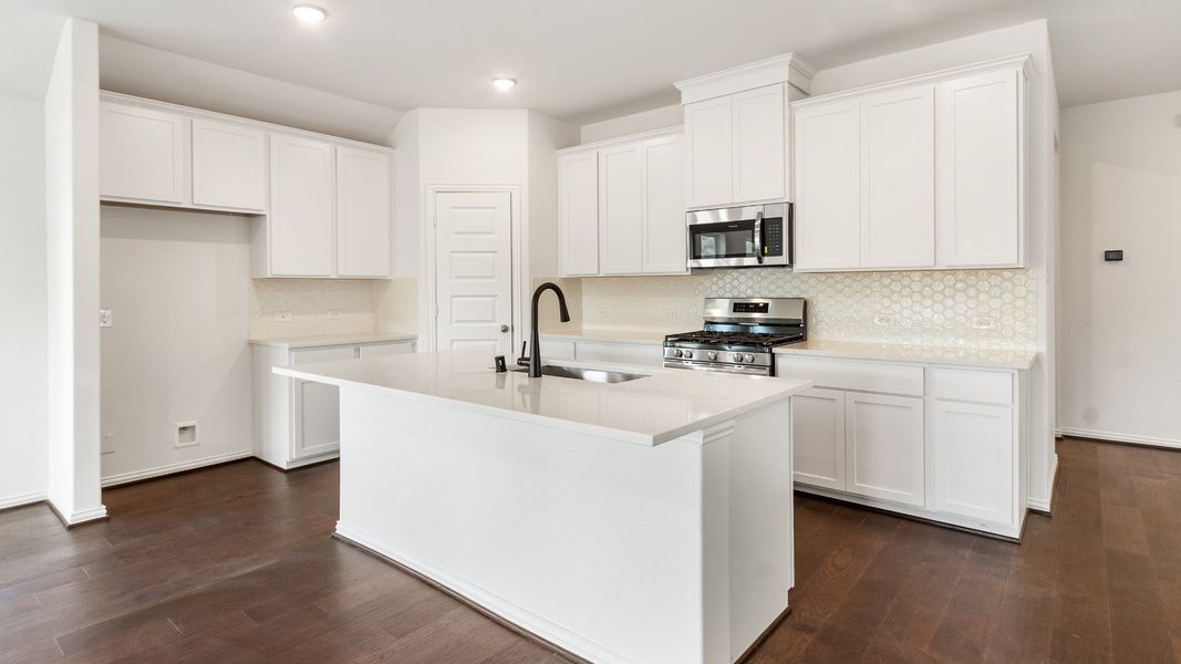 Representative furnished interior of a home built from the Fiji by Brightland Homes in Bridgeland Creekland Village, Cypress (Image 6).