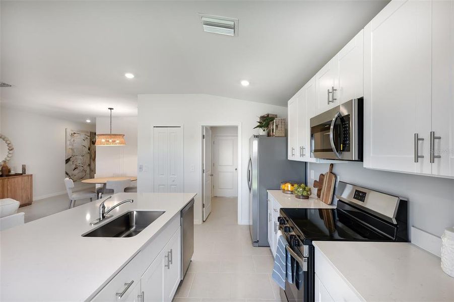 Furnished interior view inside a new home in , North Port (Image 18).