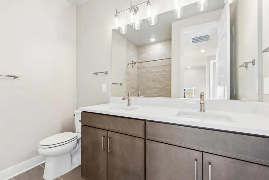 Representative furnished interior of a home built from the The Standley by David Weekley Homes in The Aurora Highlands Vistas Collection, Aurora (Image 5).