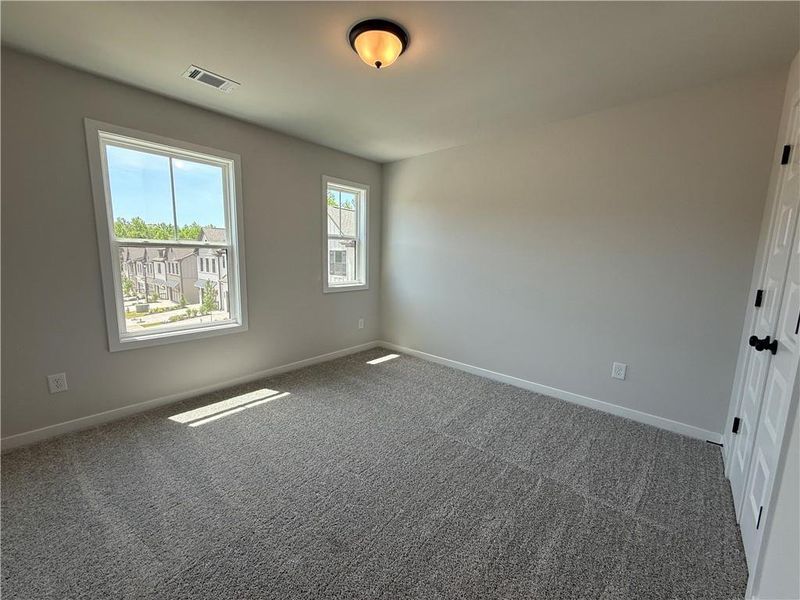 Spacious, unfurnished interior of a new home in The Towns at Auburn Station East, Auburn (Image 17). Spacious, unfurnished interior of a new home in The Towns at Auburn Station East, Auburn (Image 17).