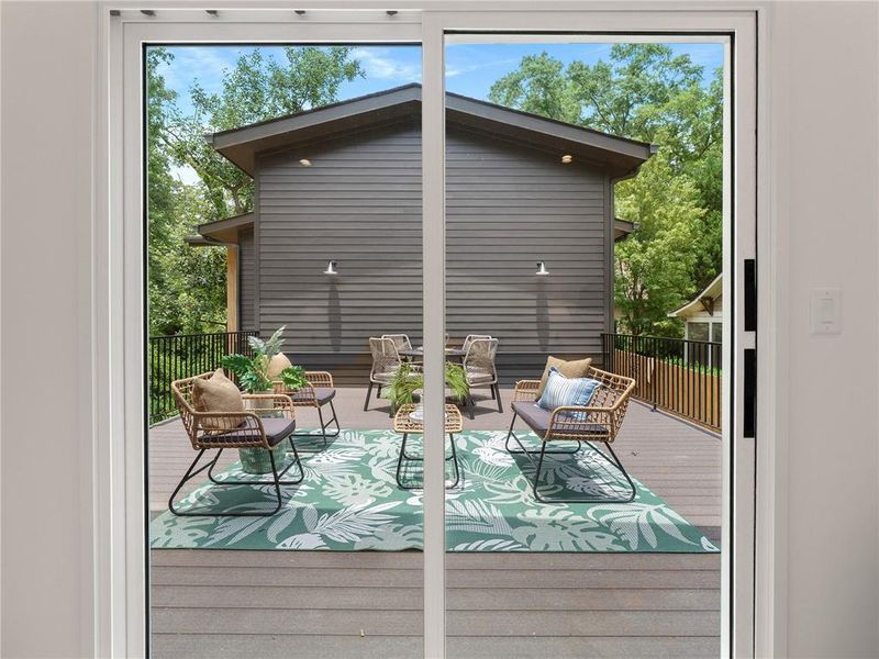 Exterior details and patio area of a home in , Decatur (Image 37).