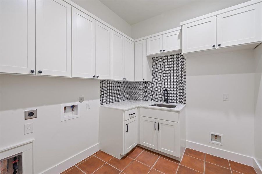 Laundry Room with space for Extra Fridge