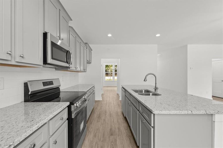 Furnished interior view inside a new home in Ellington Farms, Statham (Image 8).