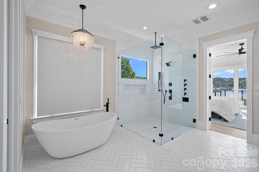 Furnished interior view inside a new home in , Cornelius (Image 19).