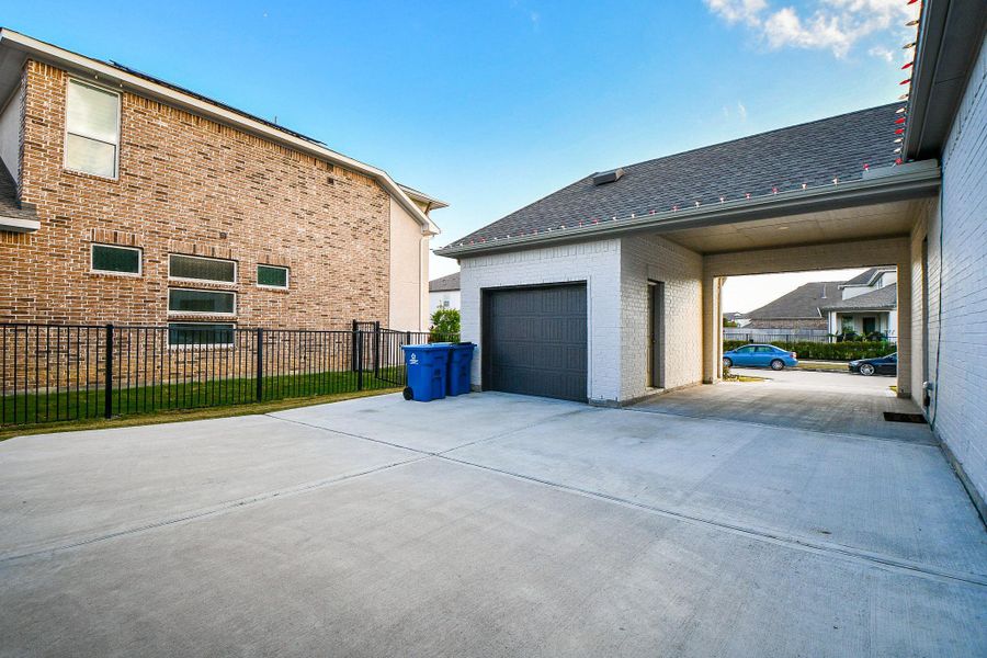 Exterior details and patio area of a home in , Cypress (Image 23). Exterior details and patio area of a home in , Cypress (Image 23).