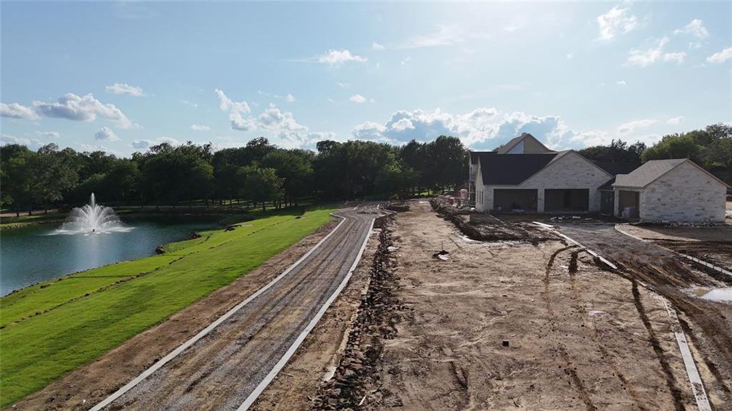 In-progress construction of a new home in , Argyle, TX (Image 6).