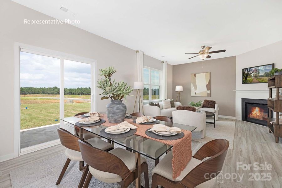 Furnished interior view inside a new home in Villages of Maiden, Maiden (Image 16).