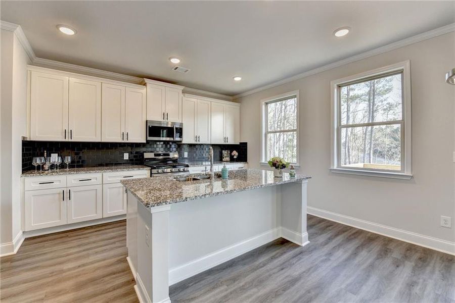 Furnished interior view inside a new home in , Lawrenceville (Image 6). Furnished interior view inside a new home in , Lawrenceville (Image 6).