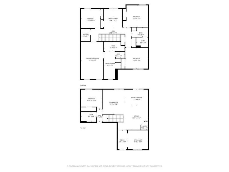 2D floor plan layout of this home in Brooks Village, Dacula, GA (Image 7).