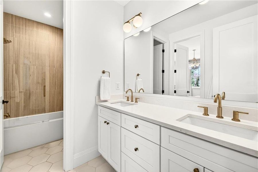 Furnished interior view inside a new home in , Atlanta (Image 25).