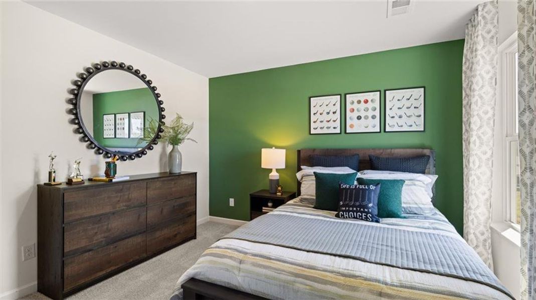 Furnished interior view inside a new home in Kingston Ranch at Lake Oconee, Buckhead (Image 14).