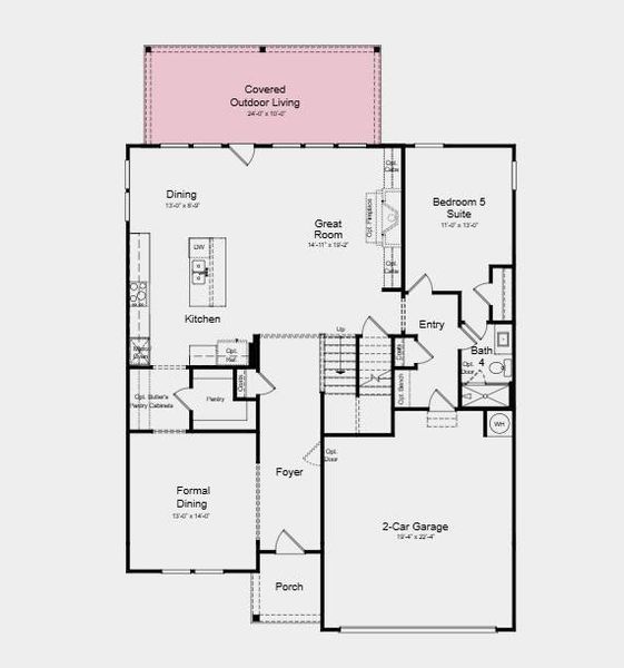 2D floor plan layout of this home in Reserve at Hickory Walk, Kennesaw, GA (Image 2). 2D floor plan layout of this home in Reserve at Hickory Walk, Kennesaw, GA (Image 2).