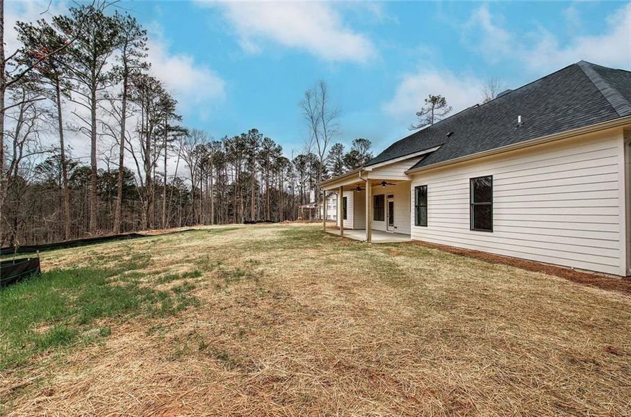 Exterior details and patio area of a home in , Rockmart (Image 21). Exterior details and patio area of a home in , Rockmart (Image 21).