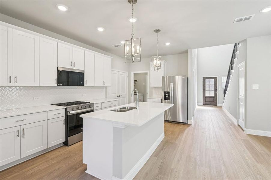 Furnished interior view inside a new home in Simpson Crossing - Spring Series, McKinney (Image 10).