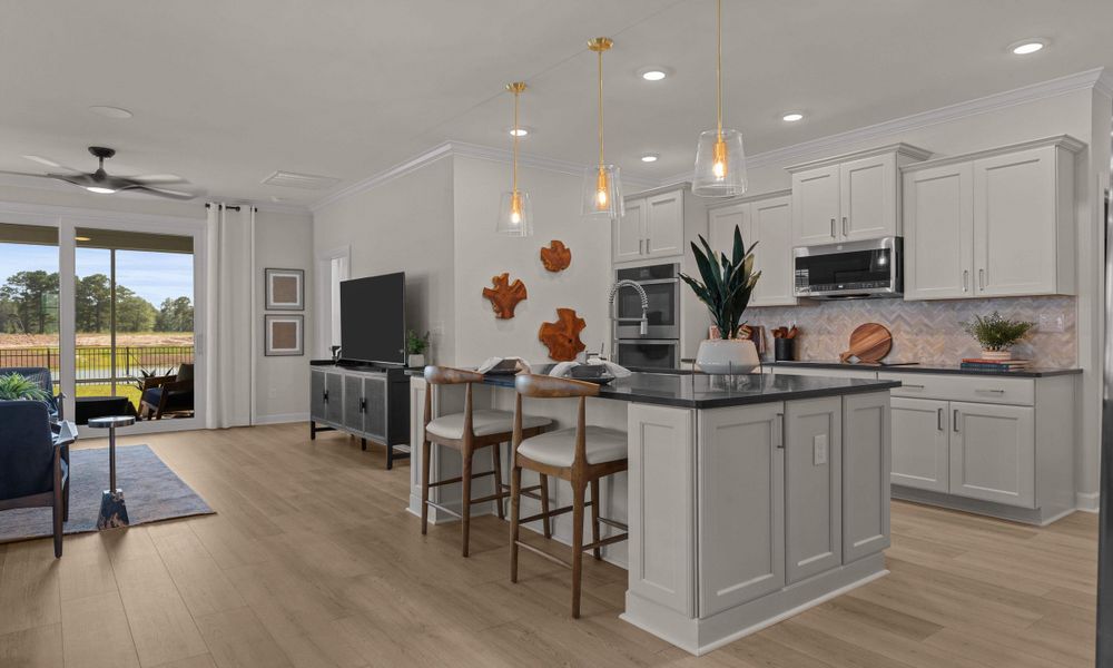 Representative furnished interior of a home built from the The Hibiscus by Chesapeake Homes in Traditions at Carolina Forest, Myrtle Beach (Image 13).