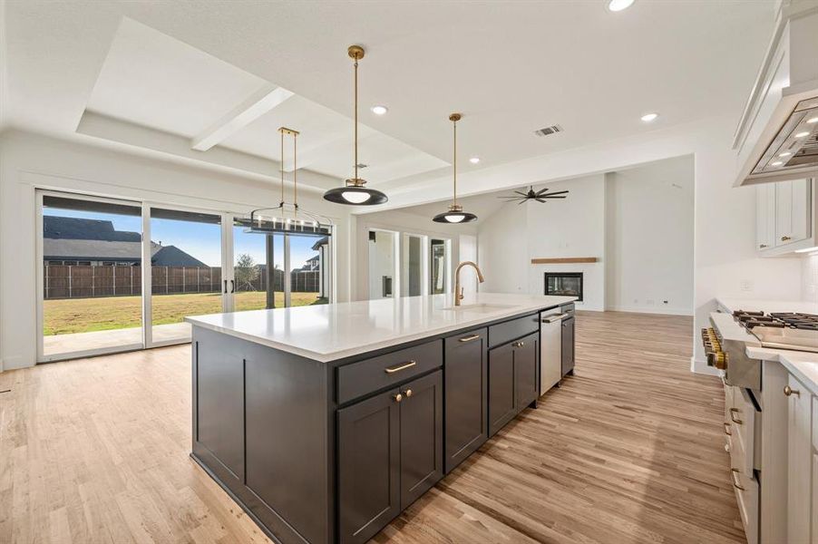 Furnished interior view inside a new home in NorthGlen, Haslet (Image 7).
