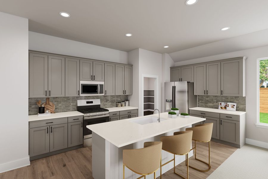 Representative furnished interior of a home built from the Hazel by Tri Pointe Homes in Landmark, Denton (Image 6). Representative furnished interior of a home built from the Hazel by Tri Pointe Homes in Landmark, Denton (Image 6).