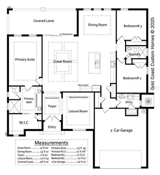 2D floor plan layout of this home in , Palm Coast, FL (Image 3). 2D floor plan layout of this home in , Palm Coast, FL (Image 3).