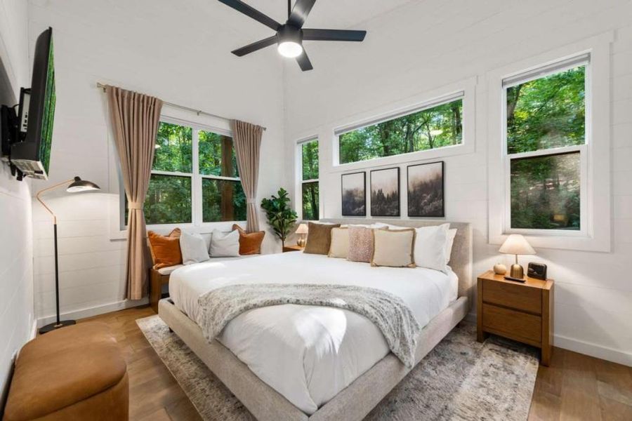Furnished interior view inside a new home in , Morganton (Image 36).