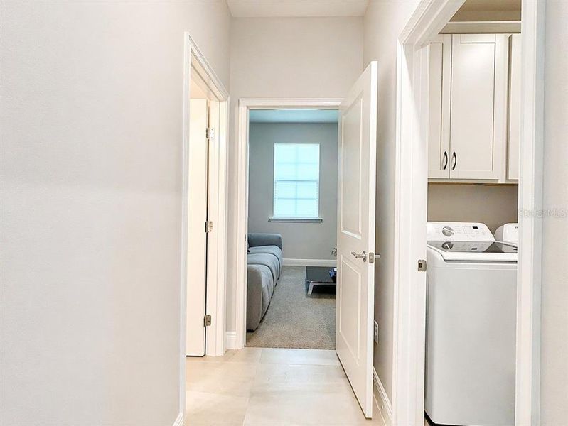Furnished interior view inside a new home in Havenfield at Crossprairie, St. Cloud (Image 48).