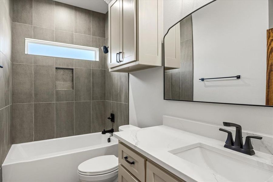 Furnished interior view inside a new home in , Bluff Dale (Image 10).