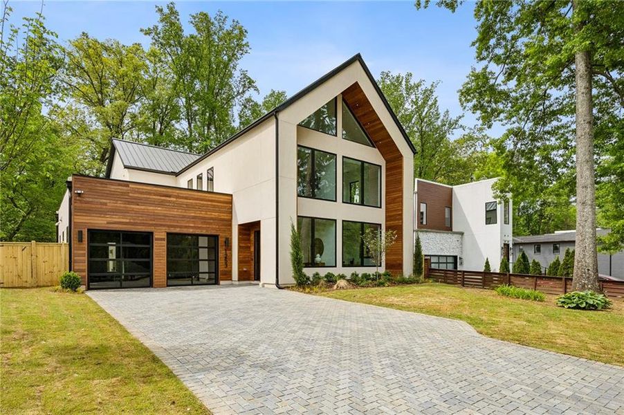 Front exterior of a new home in , Brookhaven, GA, highlighting curb appeal (Image 30).