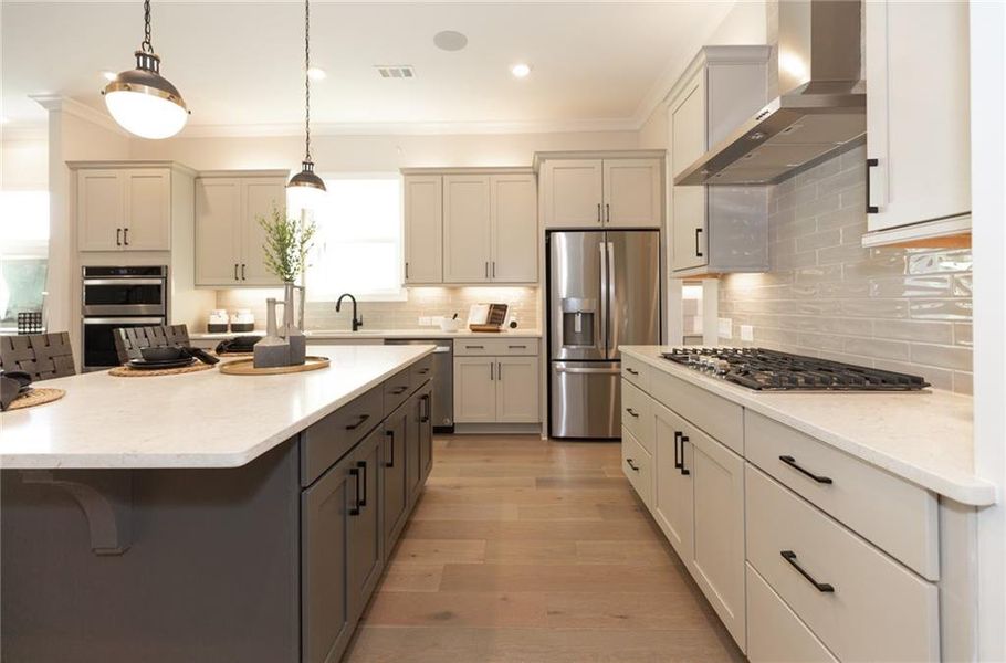 Furnished interior view inside a new home in Aberdeen, Hoschton (Image 54).